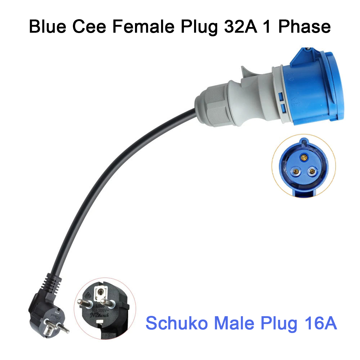 Ev Charger Adapter - Адаптер NTO Blue CEE (гнездо) на