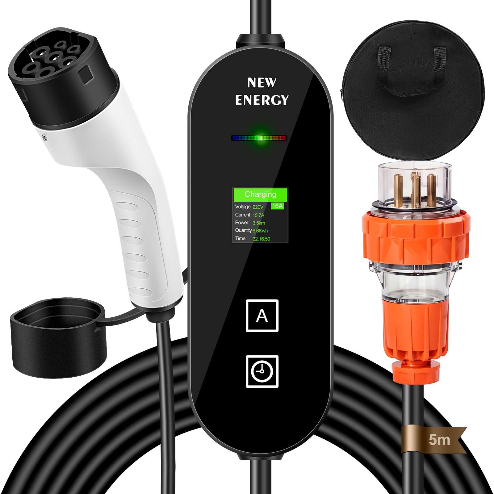 Portable Ev Charger 32A Type 2 Cee Plug - Портативная зарядная станция для электромобилей с