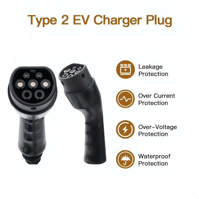 Новый тип 2 штекер/гнездо для  – обзор и цена Ev Charger Adapter