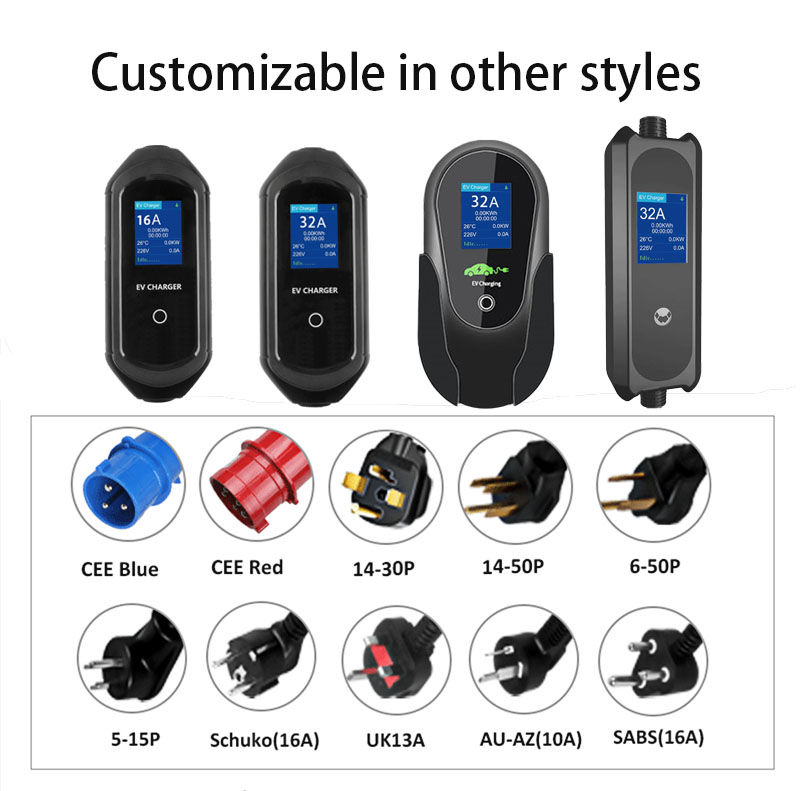 Портативная зарядная станция д – обзор и цена Portable Ev Charger 32A Type 2 Cee Plug