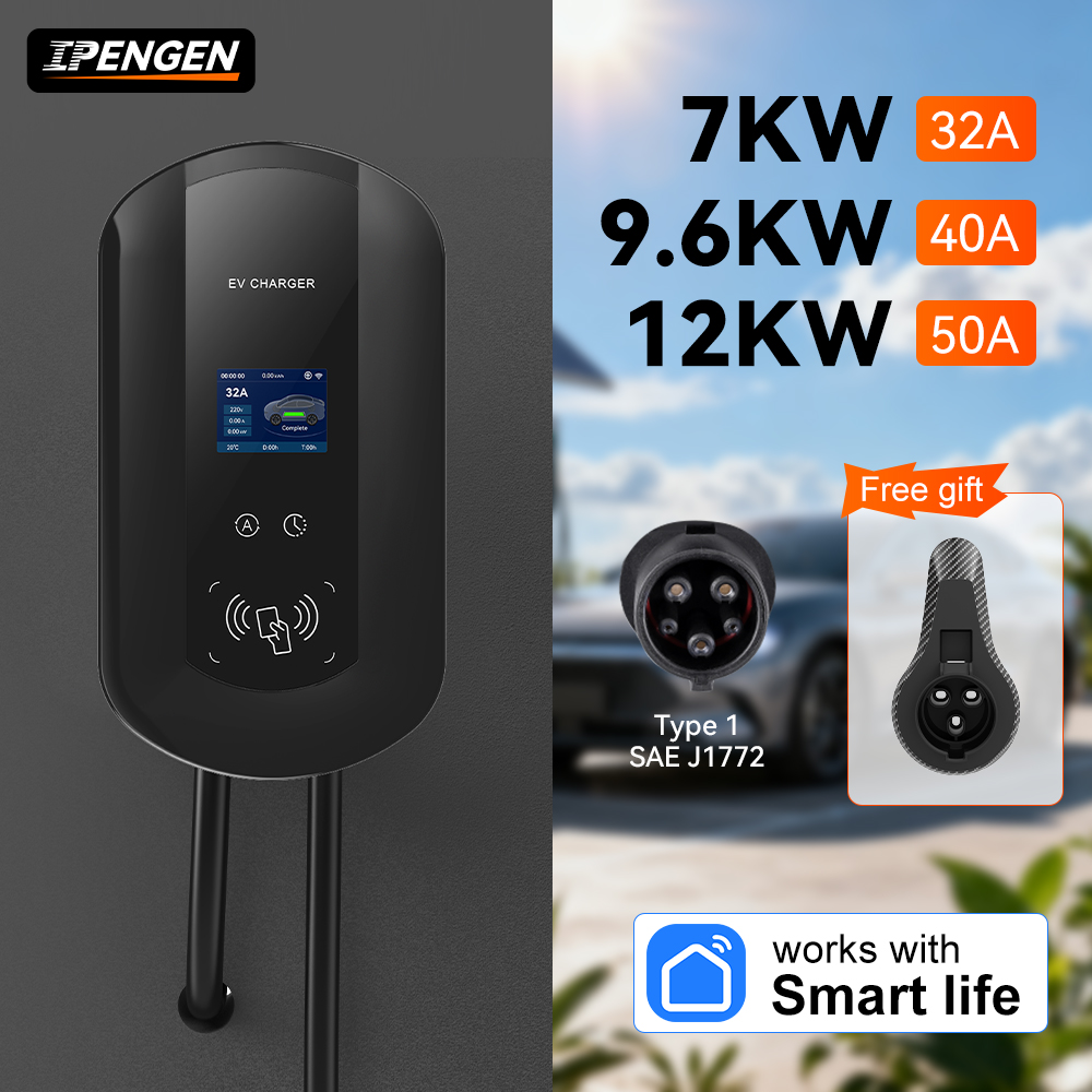 Зарядная станция IPENGEN 32A/4 – обзор и цена Wallbox Ev